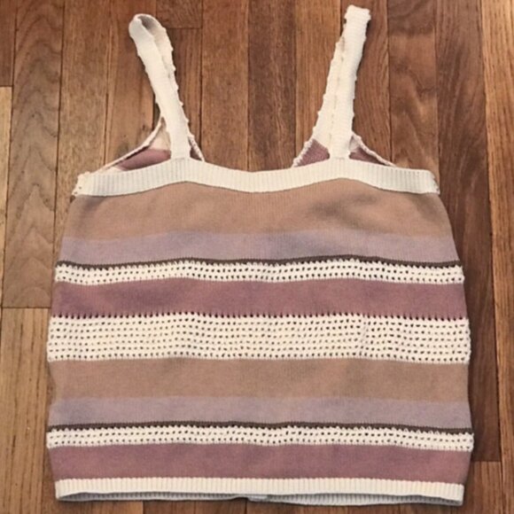 Brand New Women's Heartloom Striped Knit Tank Top - Picture 13 of 14